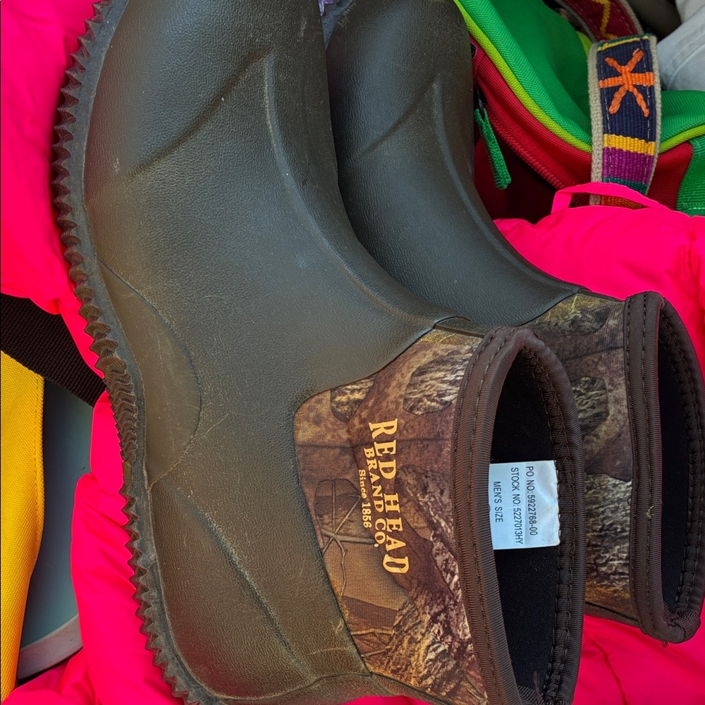 RedHead Woodland Camo Boots